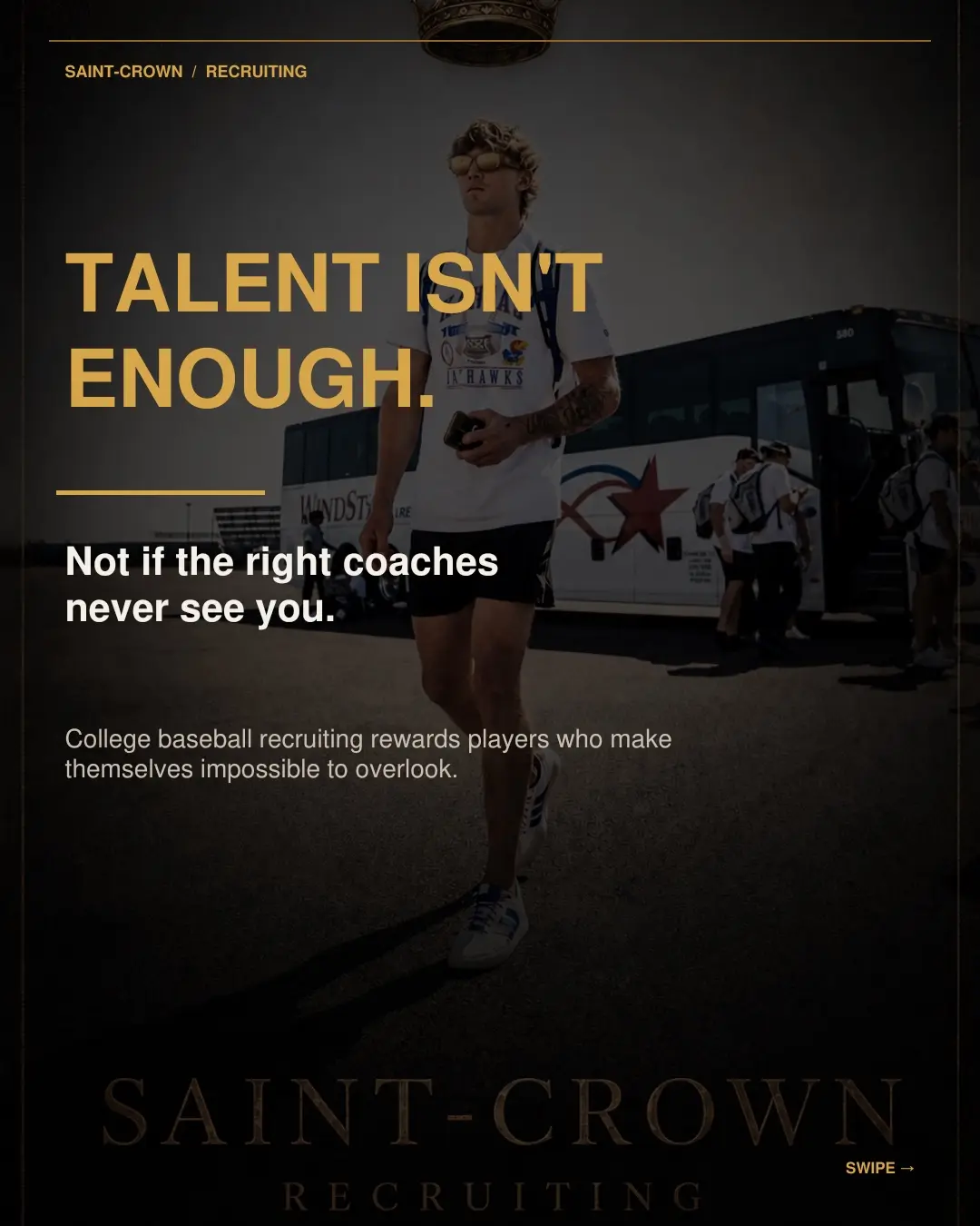 Talent is not enough if the right coaches never see you